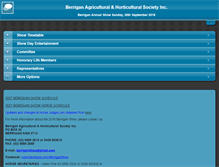 Tablet Screenshot of berriganshow.com